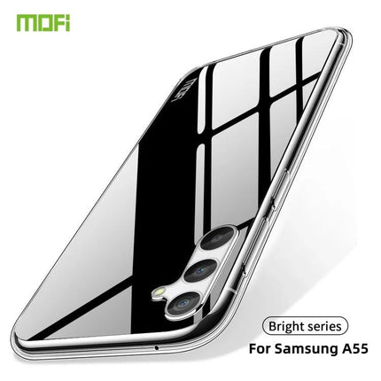 MOFI Ming Series Ultra-Thin TPU Case clear protective case for Samsung A55, ultra-thin scratch and minor drop protection, non-yellowing TPU