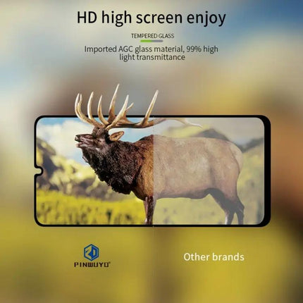 PINWUYO Tempered Glass Screen Protector for Samsung Phones