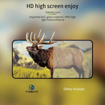 PINWUYO Tempered Glass Screen Protector For Daily Phone Use Protects Your Screen From Scratches And Minor Drops