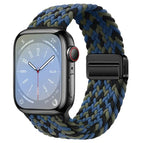 For Apple Watch Series 4 44mm / Blue Camouflage