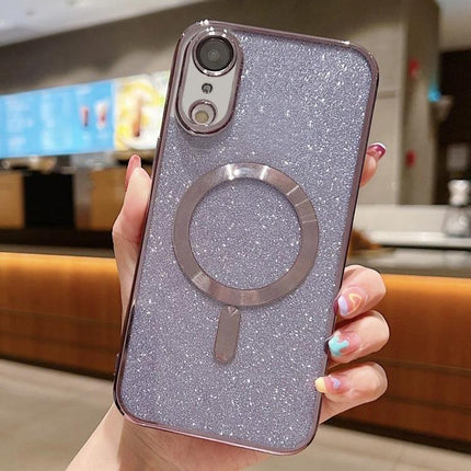 Glitter Phone Case For Daily Protection And Personal Style — glitter TPU case with electroplated frame and ring holder, lightweight drop scratch protection