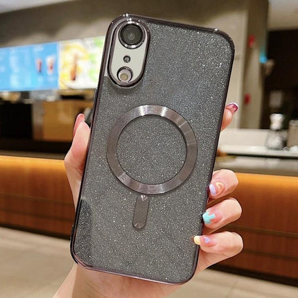 Glitter Phone Case For Daily Protection And Personal Style - TPU electroplated glitter case with ring grip, lightweight drop and scratch protection