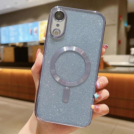 Glitter Phone Case For Daily Protection And Personal Style - glitter TPU case with electroplated frame, ring holder, lightweight drop and scratch protection