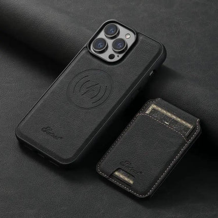 Suteni H16 Detachable Wallet Back Case For iPhone 15 14 Plus 14 Pro 14 Pro Max