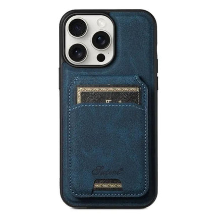 Suteni H16 Detachable Wallet Back Case For iPhone 15 14 Plus 14 Pro 14 Pro Max