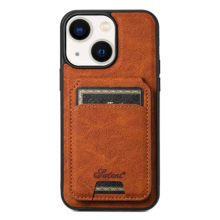 Suteni H16 Detachable Wallet Back Case For iPhone 15 14 Plus 14 Pro 14 Pro Max