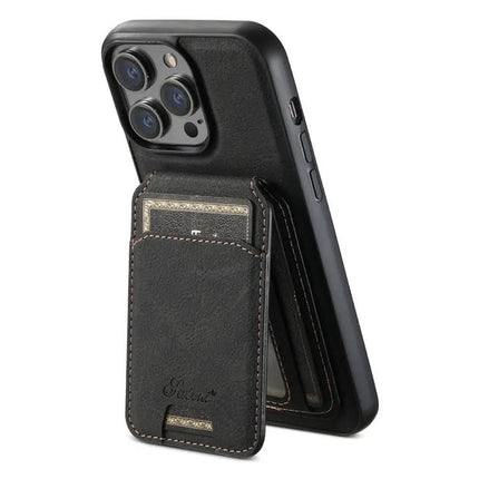 Suteni H16 Leather Detachable Wallet Back Case For IPhone 13 Pro And 12 Pro