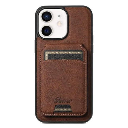 Suteni H16 Leather Detachable Wallet Back Case For IPhone 13 Pro And 12 Pro