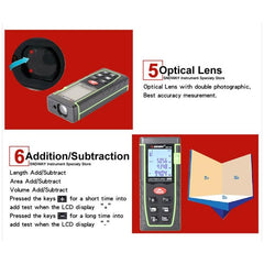 SNDWAY SW-T40 Laser Distance Measurer with Multifunctional Capabilities