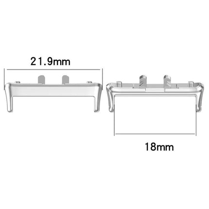 Galaxy Fit 3 Metal Watch Band Connector 18mm Stainless Steel