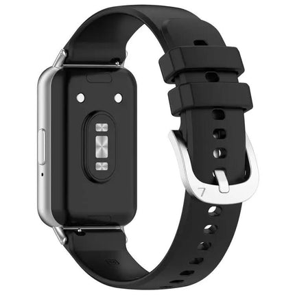 Samsung Galaxy Fit 3 Silicone Watch Band Metal Connector