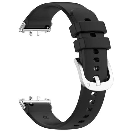 Samsung Galaxy Fit 3 Silicone Watch Band Metal Connector