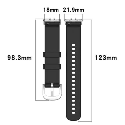 Samsung Galaxy Fit 3 Silicone Watch Band Metal Connector