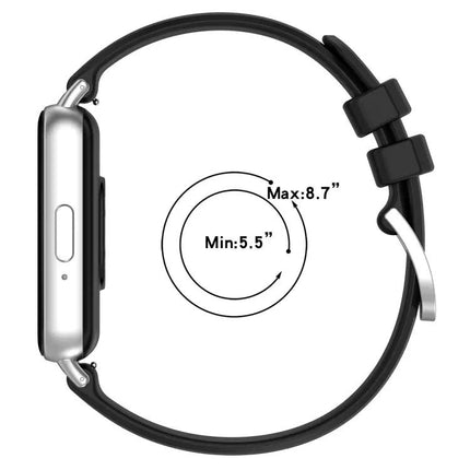 Samsung Galaxy Fit 3 Silicone Watch Band Metal Connector