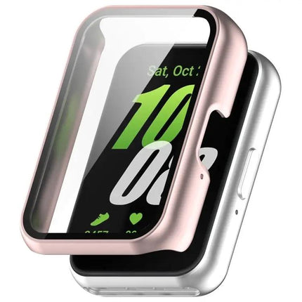 Galaxy Fit3 PC And Tempered Glass Protective Case Multi