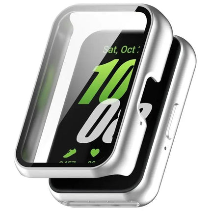 Galaxy Fit3 PC And Tempered Glass Protective Case Multi