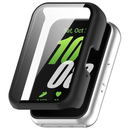 Galaxy Fit3 PC And Tempered Glass Protective Case Multi