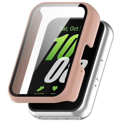 Galaxy Fit3 PC And Tempered Glass Protective Case Multi
