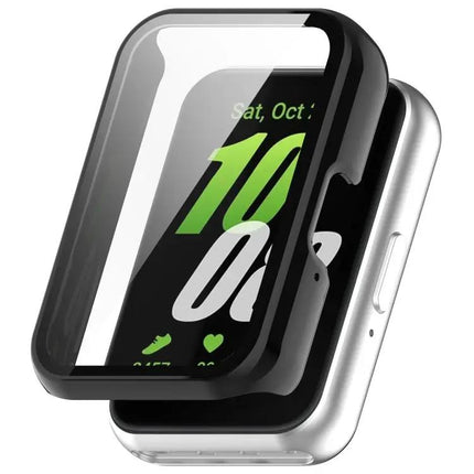 Galaxy Fit3 PC And Tempered Glass Protective Case Multi