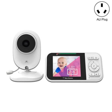 Baby Video Monitor with Two-Way Audio for Home Surveillance showing camera and 2.8" LCD parent monitor
