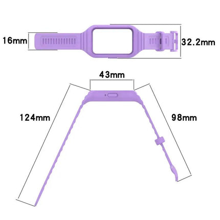 Samsung Galaxy Fit 3 Replacement TPU Watch Band, 5.5-8.7in