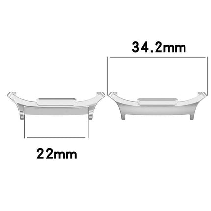 Galaxy Watch 22mm Stainless Steel Connector Adapter Pair