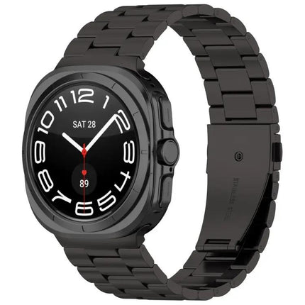 Stainless Steel Metal Three-Bead Band for Galaxy Watch