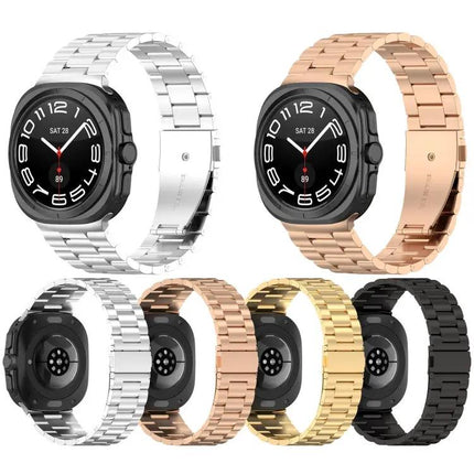 Stainless Steel Metal Three-Bead Band for Galaxy Watch