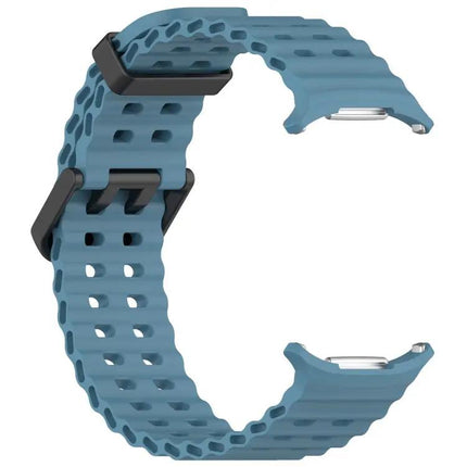 Silicone Dual Buckle Watch Band For Galaxy Watch Ultra2