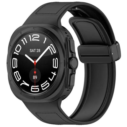 Samsung Galaxy Watch Magnetic Folding Buckle Silicone Band