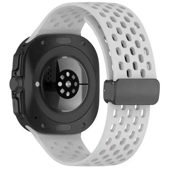 Silicone Magnetic Folding Buckle Band For Galaxy Watch Ultra | Syndmart