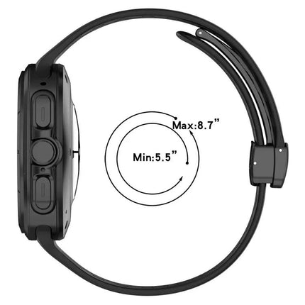 Silicone Magnetic Folding Buckle Band For Galaxy Watch Ultra