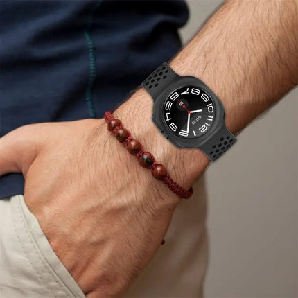 Silicone Magnetic Folding Buckle Band For Galaxy Watch Ultra