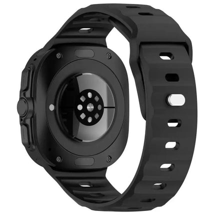 Silicone Reverse Buckle Watch Band For Galaxy Watches