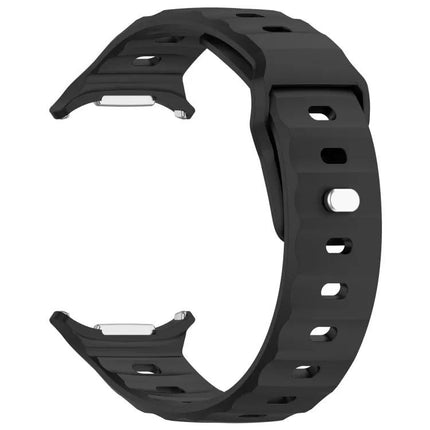 Silicone Reverse Buckle Watch Band For Galaxy Watches