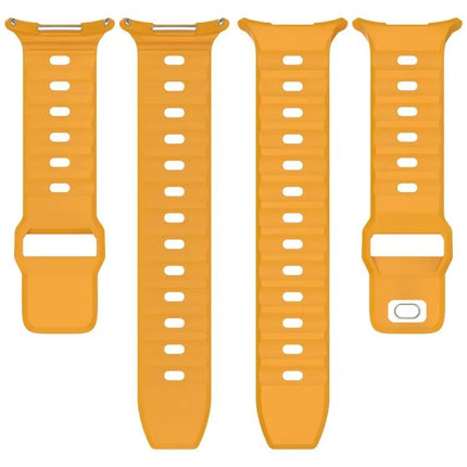 Silicone Reverse Buckle Watch Band For Galaxy Watches