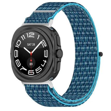 Nylon Hook Loop Watch Band For Galaxy Ultra2, Multi-Color