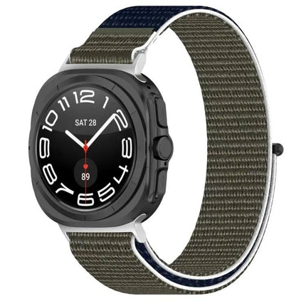 Nylon Hook Loop Watch Band For Galaxy Ultra2, Multi-Color