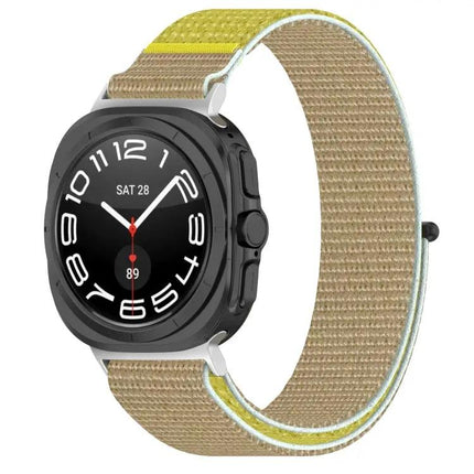 Nylon Hook Loop Watch Band For Galaxy Ultra2, Multi-Color