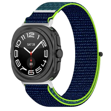 Nylon Hook Loop Watch Band For Galaxy Ultra2, Multi-Color