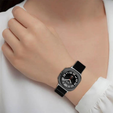 Nylon Hook Loop Watch Band For Galaxy Ultra2, Multi-Color