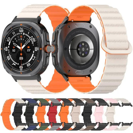 Spot Pattern Magnetic Silicone Band For Galaxy Watch