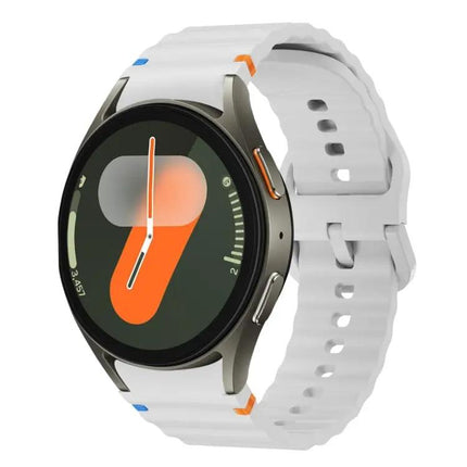 Wave Silicone Watch Band For Samsung Galaxy Watch 40/44mm
