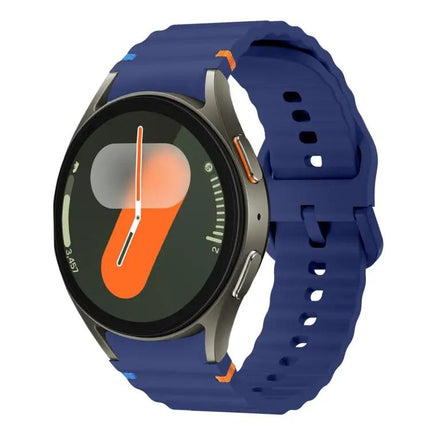 Wave Silicone Watch Band For Samsung Galaxy Watch 40/44mm