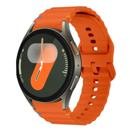 Wave Silicone Watch Band For Samsung Galaxy Watch 40/44mm