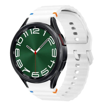 Wave Silicone Watch Band For Samsung Galaxy Watch 40/44mm