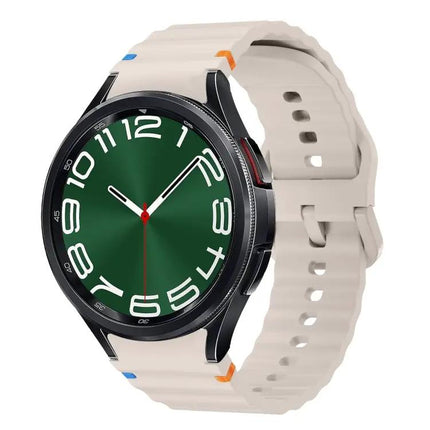 Wave Silicone Watch Band For Samsung Galaxy Watch 40/44mm