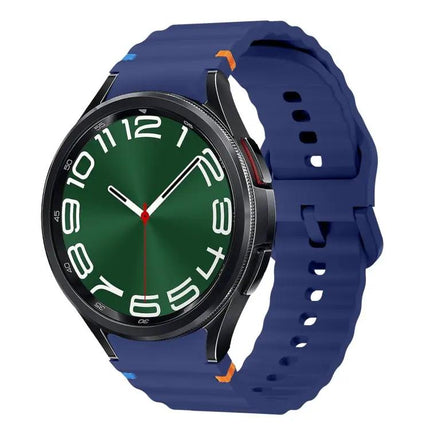 Wave Silicone Watch Band For Samsung Galaxy Watch 40/44mm