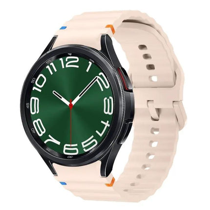 Wave Silicone Watch Band For Samsung Galaxy Watch 40/44mm