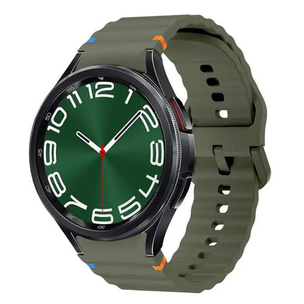 Wave Silicone Watch Band For Samsung Galaxy Watch 40/44mm